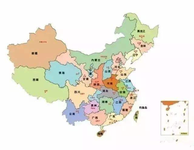 儿童必须知道的中国知识大全，请给孩子一张中国地图。