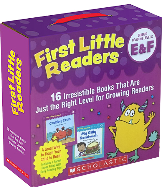 英文原版 First Little Readers E&F 学乐小读者系列E&F套16册 儿童英文分级阅读