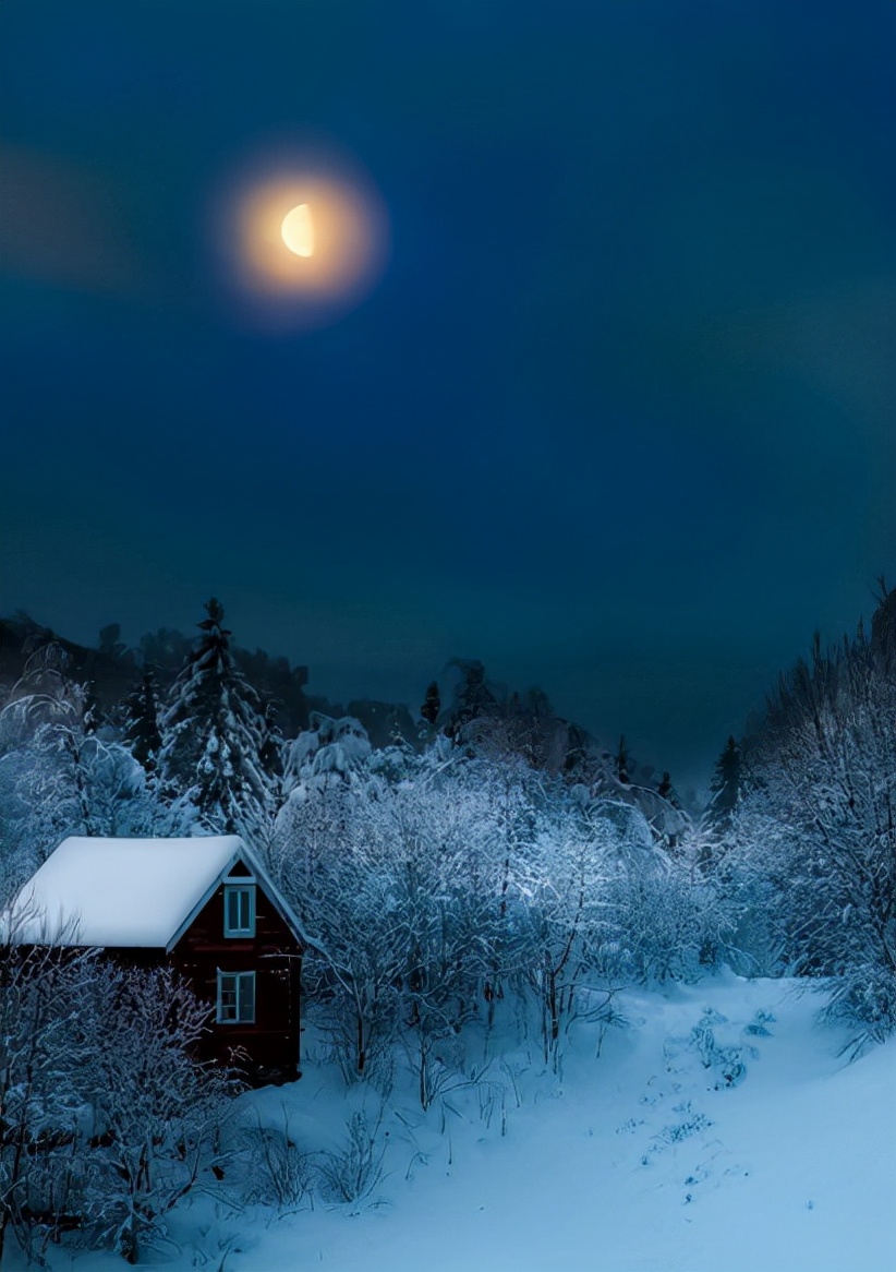 有关十首月夜的诗词推荐，欣赏冬天最美的月色